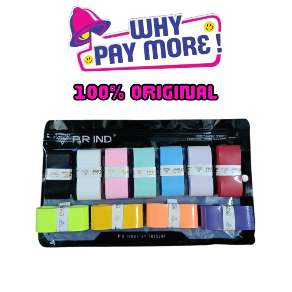 PR IND 7C Over Grip สําหรับแบดมินตันสควอชเทนนิส PURUI . 7C