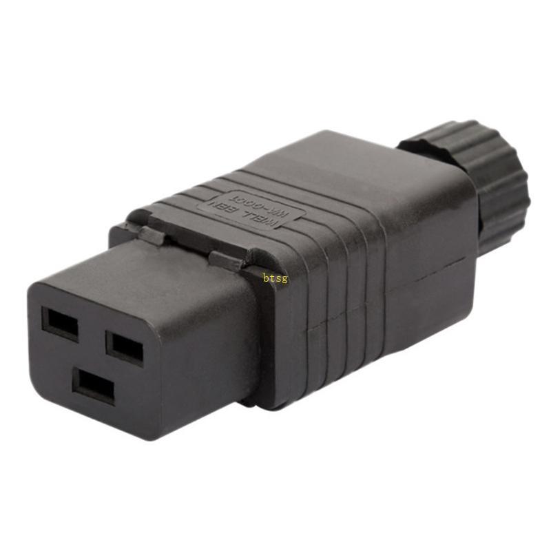 Btsg IEC PDU UPS 16A 250VAC 320 C 19 ปลั๊ก IEC C19 ปลั๊ก DIY IEC conector IEC 320 C19