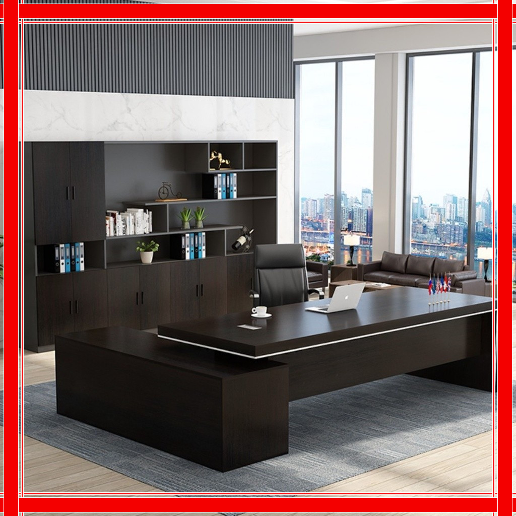 Minimalist modern executive office furniture, desk and chair sets, business and executive desks, CEO