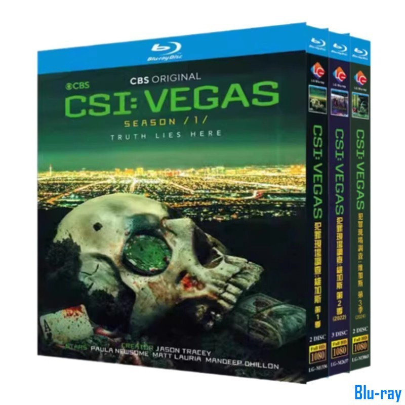 [BRAND NEW SEALED] American Drama CSI: Vegas Season 1-3 (2021-2024) Blu-ray Boxed