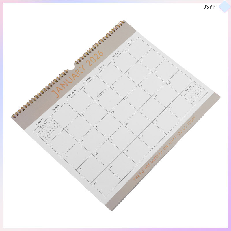 ปฏิทินขนาดใหญ่: 2026-2027 Wall Planner ปฏิทิน 18 เดือน - สํานักงานแขวนขนาดใหญ่รายเดือน Holiday Organ