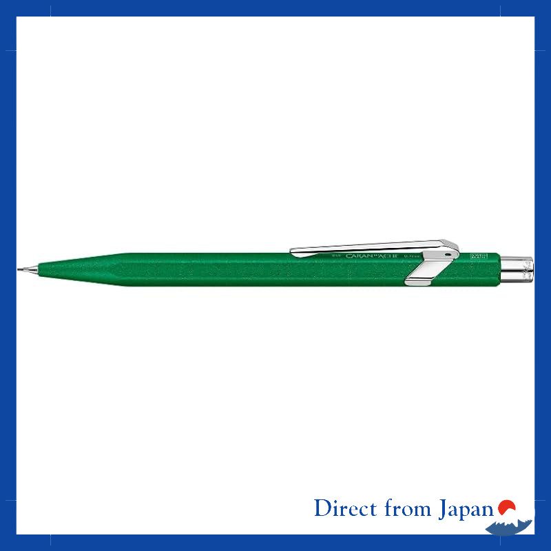 CARAN D'ACHE Mechanical Pencil 849 Color Matte X Green MF0844-734 0.5mm Metal Can Imported