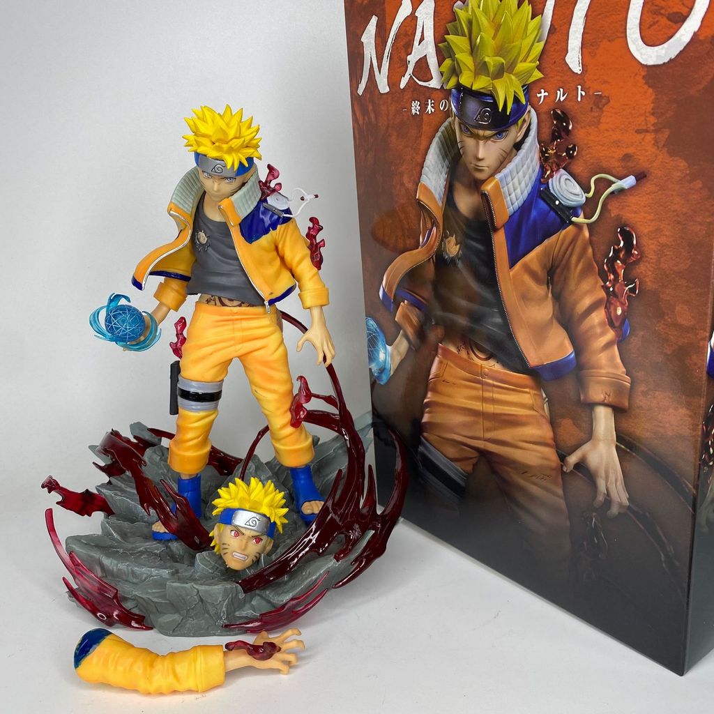 [DW] Naruto Valley of End Sage Mode Naruto Dual Interchangeable Heads Figure, Color Box Collectible 