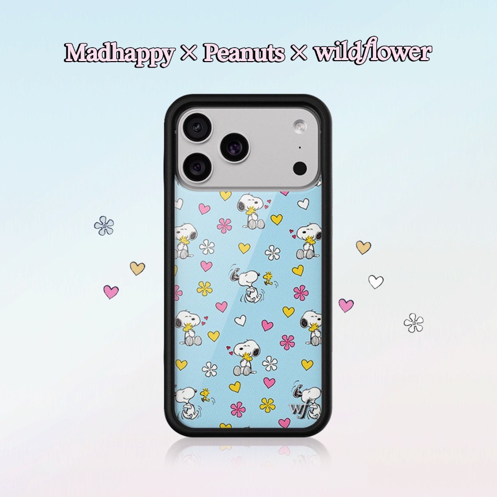 Madhappy X Peanuts ชื่อร่วมเคสโทรศัพท์สําหรับ iPhone 17 Pro Max 17 Air12 13 14 15 16 Pro Max 14 15 16 Plus ซิลิโคน Anti-Falling กันกระแทกปกหลัง WF ปลอก
