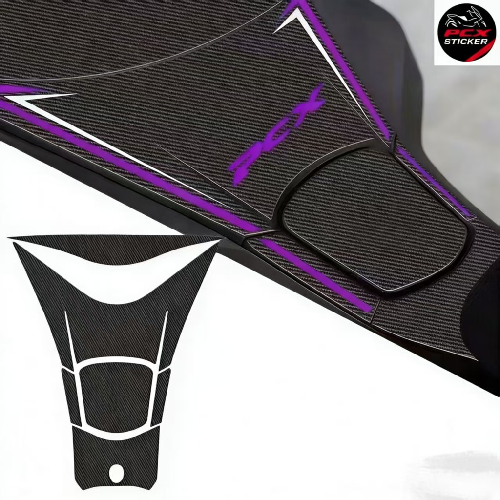 คาร์บอนไฟเบอร์การใช้ถังสติกเกอร์สําหรับ PCX160 2025 Anti-Scratch ป้องกัน Decal รถจักรยานยนต์จัดแต่งทรงผมการปรับเปลี่ยน