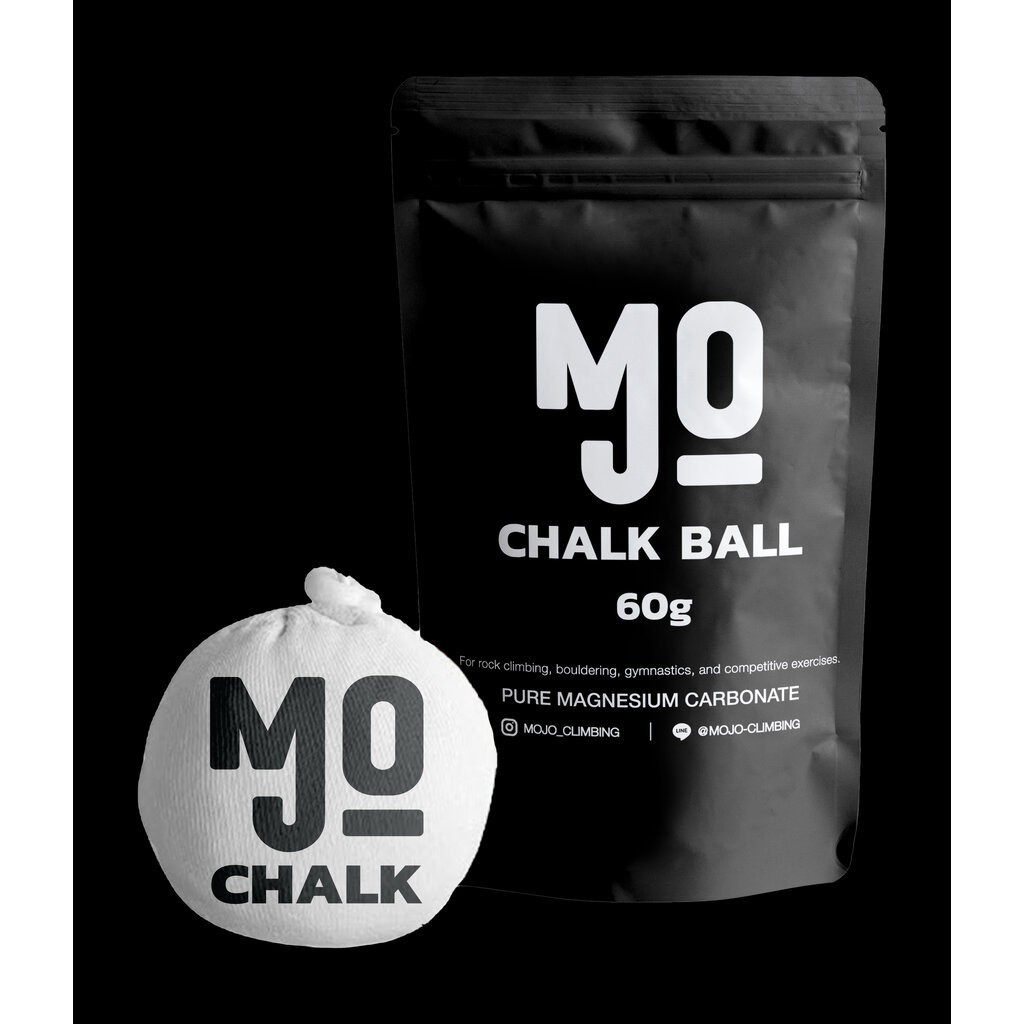 Mojo chalk ball 60g MOJO Chalk ชอล์คปีนผา ชอล์คสำหรับกีฬา ชอล์กป้องกันการลื่น สำหรับ ออกกำลังกาย กีฬา ยิมนาสติก ยกน้ำ...