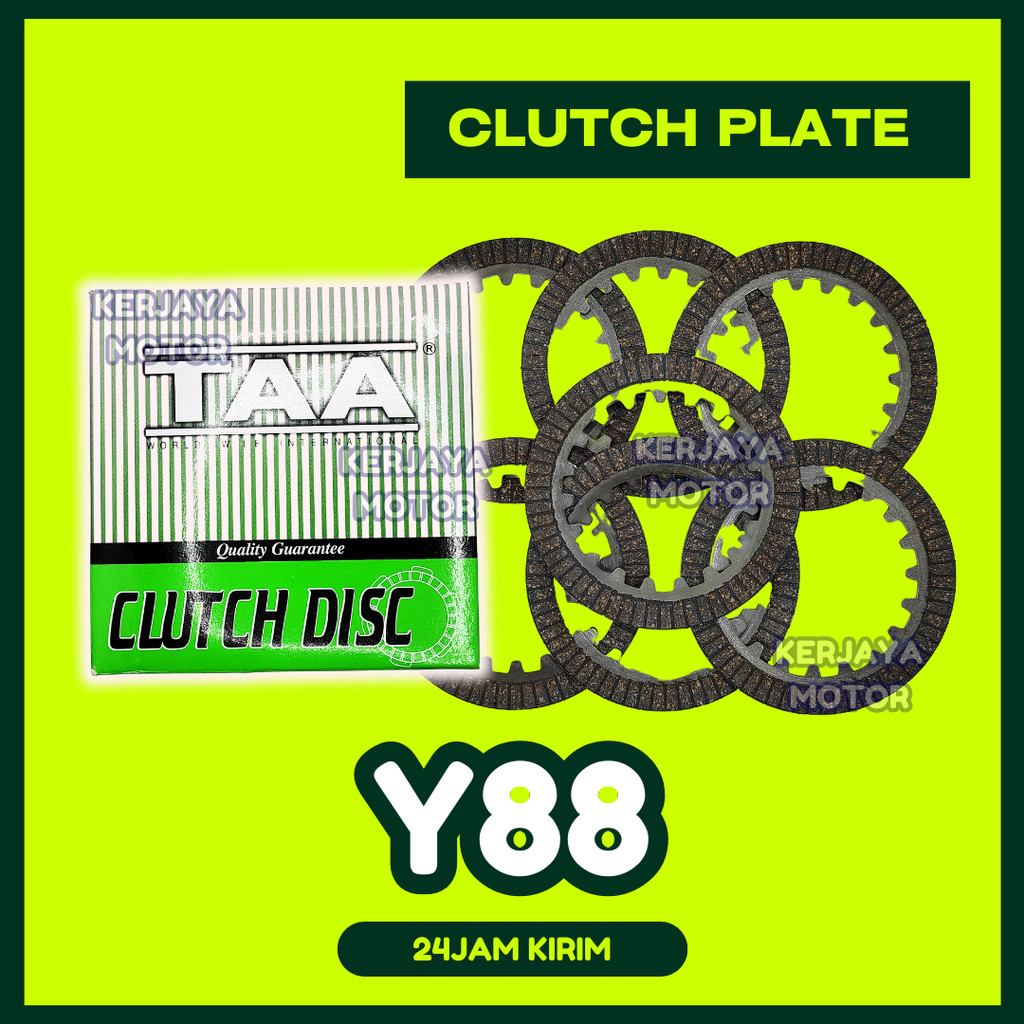 YAMAHA Y88 CLUTCH PLATE SET TA - Y88 CLUCTH KNLIT CLUTCH FRICTION CLUTCH LINING CLUTCH PLATE DISC