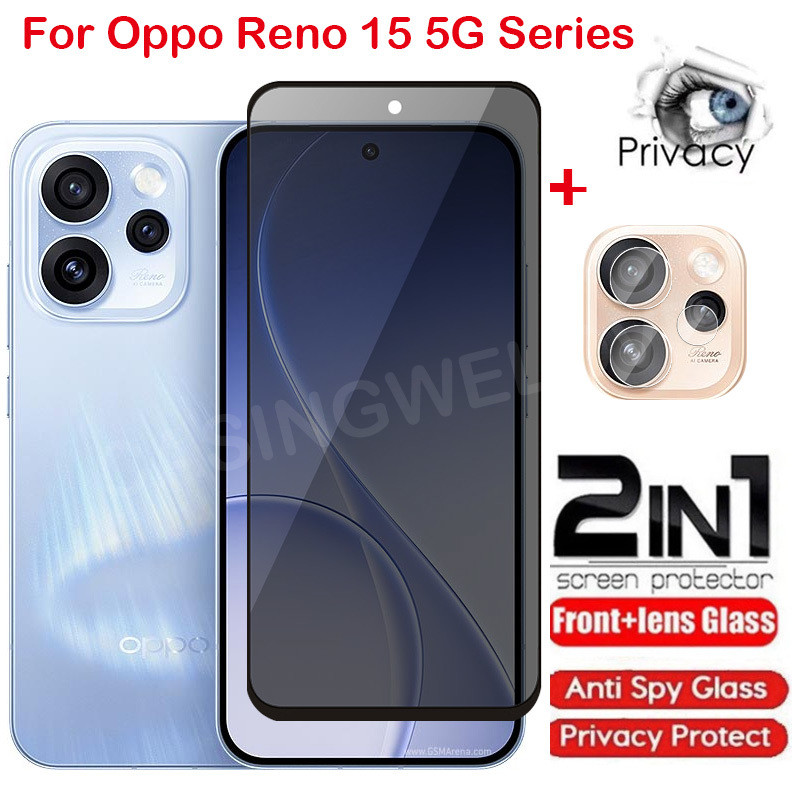 Oppo Reno 15F 5G กล้องป้องกันฟิล์มสําหรับ Oppo Reno 16 15 Pro Max Mini 15Pro 15F 16F Reno15Pro Reno16Pro 4G 5G 3D โค้ง HD คลุมทั้งหมดกล้องกระจกนิรภัยป้องกันหน้าจอกลับฟิล์มเลนส์
