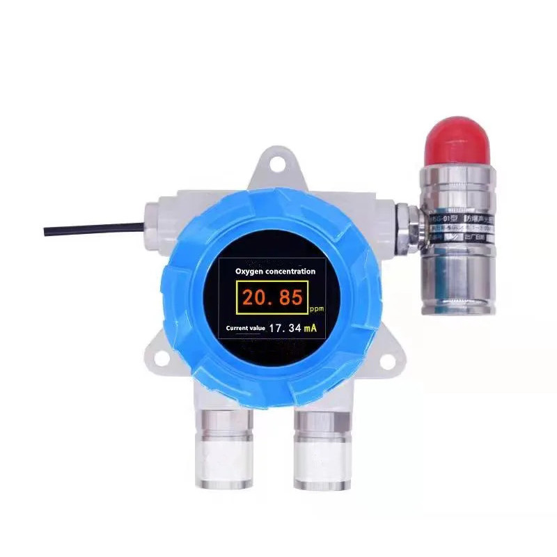 CE FIXED O2 NH3 H2 CO H2S CH4 NO2 SO2 O3 PH3 NH3 EXPLOSION PROOF COMBUSTIBLE GAS DETECTOR
