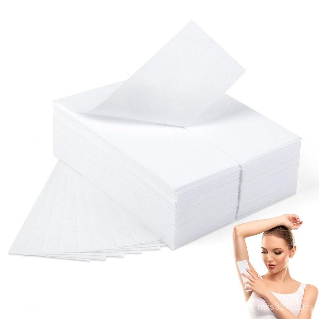 250 Pcs Large Non Woven Wax Strips for Hair Removal, 7.8''x 2.75'' Waxing Strips, Body and Facial Wa