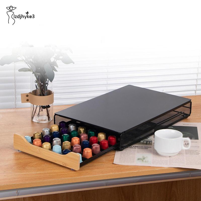 [lzdjhyke3] Coffee Capsule Drawer Organizer Capsule Storage Drawer Pod Drawer Organizer