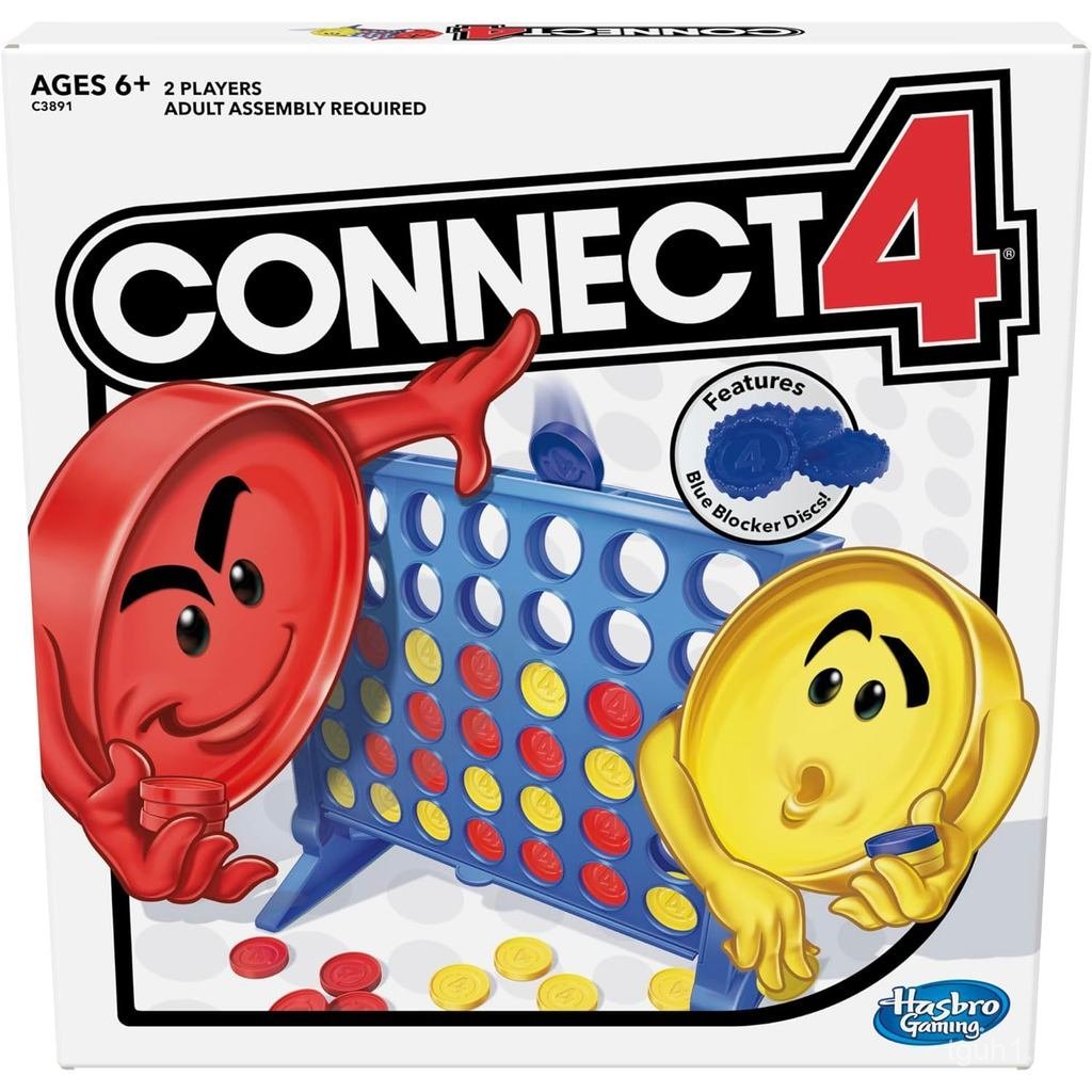 เกมกระดานกลยุทธ์ Hasbro Gaming Connect 4 สําหรับเด็กอายุ 6 ปีขึ้นไป (พิเศษ)