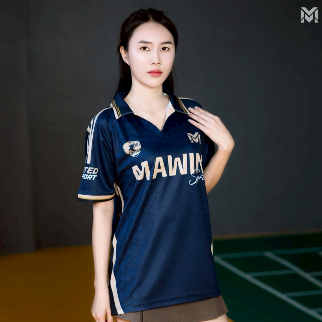 เสื้อกีฬา MAWIN คอปก พิมพ์ลาย ELITE ONE