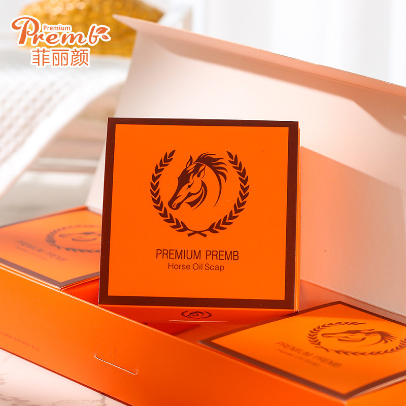 Horse Oil Handmade Soap Gift Box Set Block Gift Soap Moisturizing Gift Pure Handmade Philip Skin Car