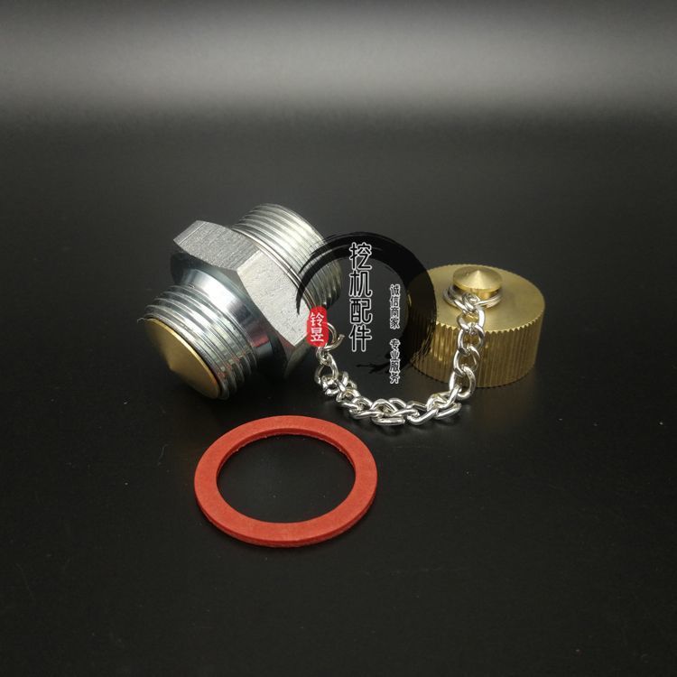 Hitachi Excavator 4HK1/6HK1 กระทะน้ํามันเครื่องท่อระบายน้ําน้ํามันสกรู ZX200/240/330/360-3