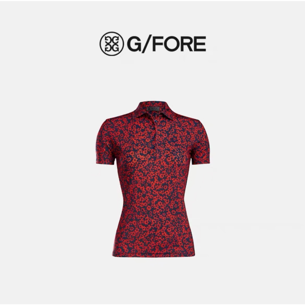 GFORE Fall 2026 New Womens Floral Print POLO Golf G4 gfore
