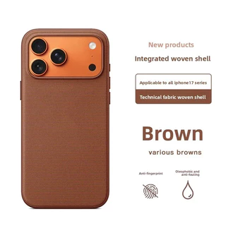 คุณภาพสูงเทคโนโลยีต้นฉบับทอเคสโทรศัพท์เข้ากันได้สําหรับ IPhone 17promax 16promax 15 14 13 Pro Max 17 Air อย่างเป็นทางการสําหรับฝาครอบแม่เหล็ก