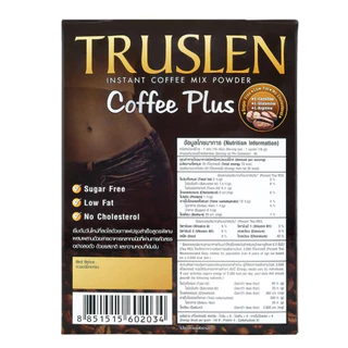 TRUSLEN Coffee Plus กล่องใหญ่ ทรูสเลน คอฟฟี่ พลัส 40 ซอง [DKP]