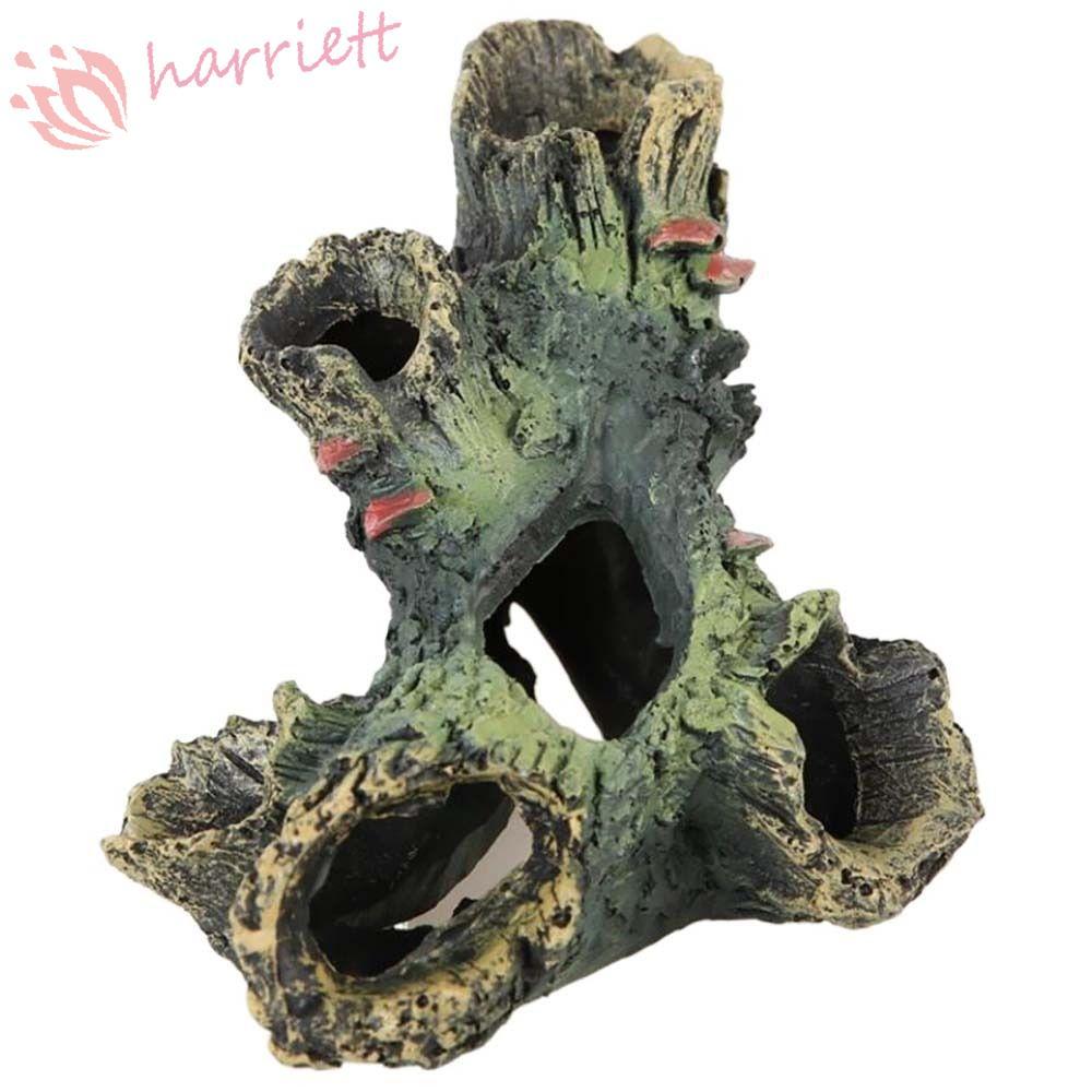HARRIETT ถังปลาภูมิทัศน์เครื่องประดับเรซิ่น Shipwreck ตกแต่ง Aquarium ตกแต่งถังปลาตกแต่ง Fish Rest อุปกรณ์ภูมิทัศน์
