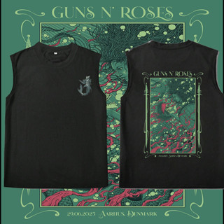 เสื้อกล้าม Guns N' Roses Paradise City Heatwave สไตล์ร็อคคลา…