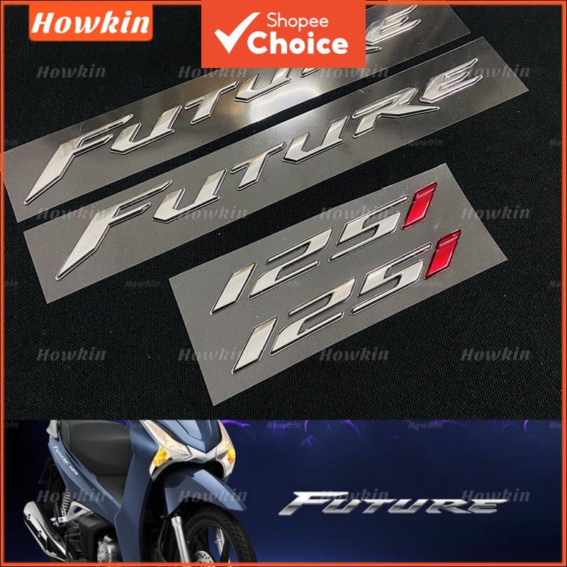 HCM 2 ชิ้น Future 125 Hard นูน 3D สติกเกอร์คุณภาพระดับพรีเมียมเปลี่ยนรูปลอกกาว