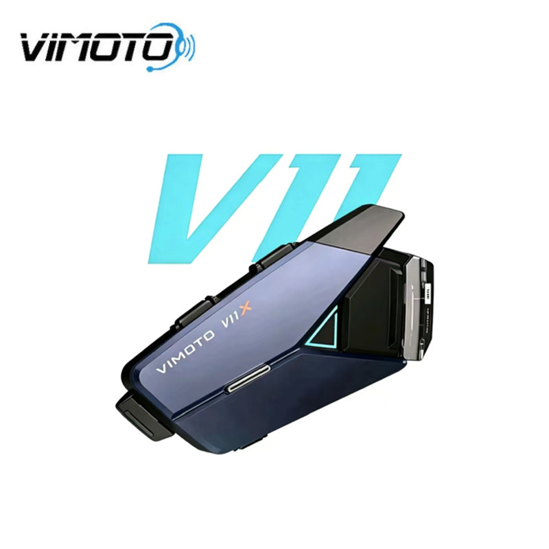 Vimoto V11X หมวกกันน็อคมอเตอร์ไซค์ พร้อมหูฟังบลูทูธ หมวกกันน็อคเต็มใบสําหรับขี่ ระบบสื่อสารสองทาง ME