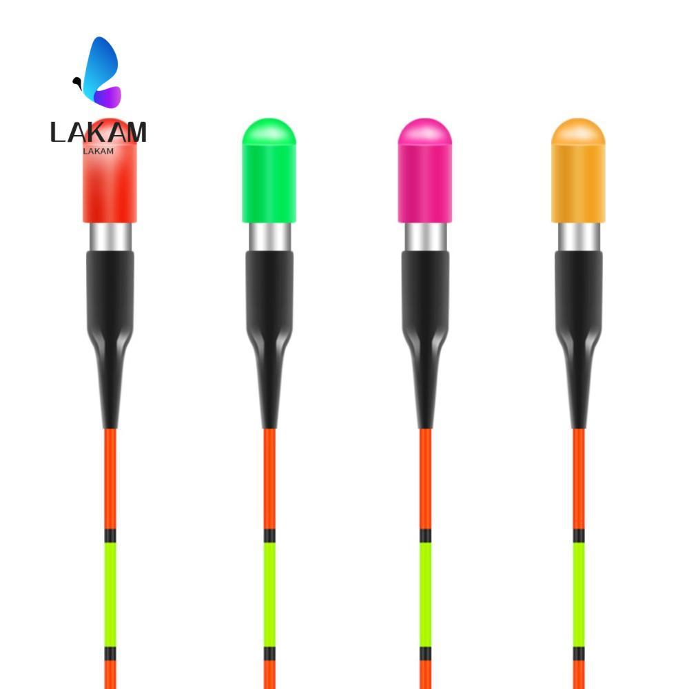 ตัวลอยตกปลาLED LAKAM สีหลากหลาย พร้อมไฟสว่าง เหมาะสำหรับตกปลากลางคืน