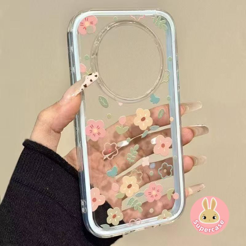 ดอกไม้น่ารัก Leaf เคสโทรศัพท์สําหรับ OPPO Reno 9 8 Pro Plus 8T 8Z 7Z 8 7 Lite 3 A33 2020 A2M A2 Pro 