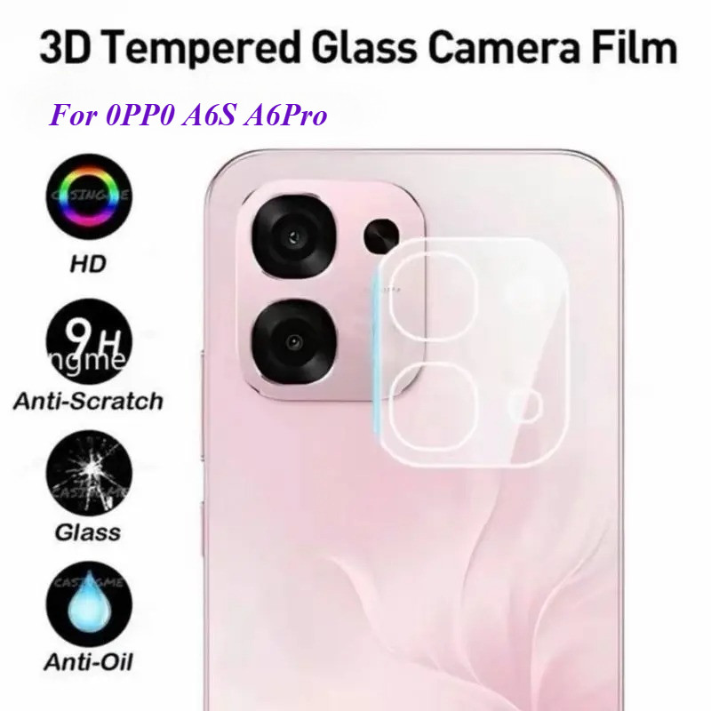รุ่นใหม่ ฟิล์มกล้อง สำหรับ Oppo A6S A6Pro A6s ฟิล์มกันรอยกล้องด้านหลังแบบใส ฟิล์มกระจกนิรภัยป้องกันเลนส์กล้อง ส่งจากไทย