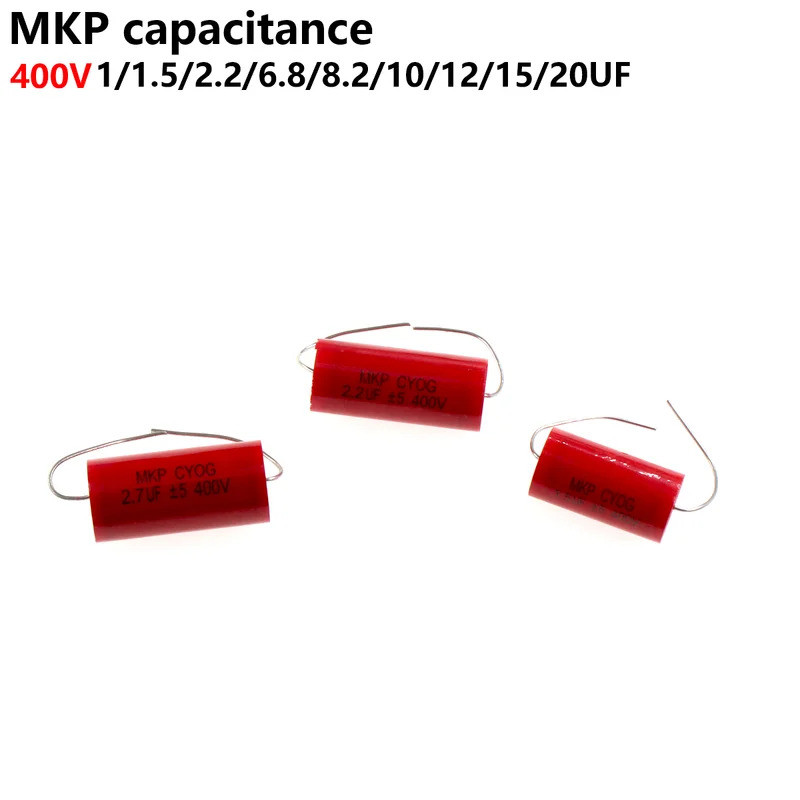 10/5/2PCS ไข้พิทช์ในตัวแบ่ง MKP ตัวเก็บประจุ 400v 105 225 475 685 106 156 1UF 2.2UF 3.3UF 4.7UF 6.8U