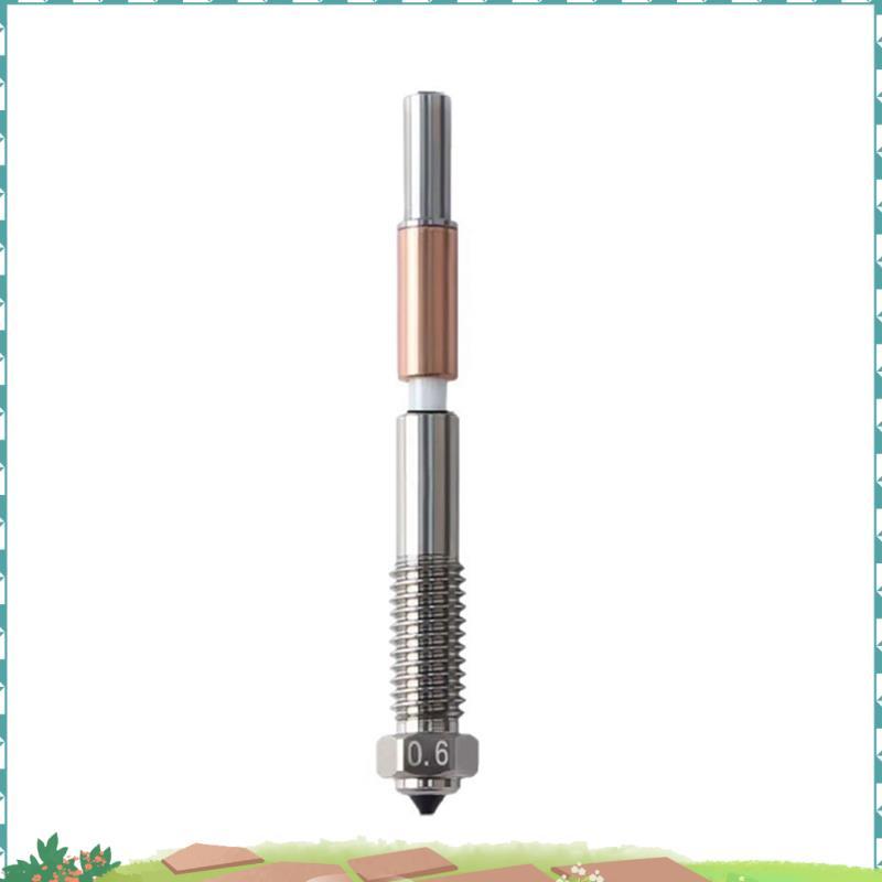 Uejfrdkuwg Bimetal หัวฉีด,Nozzle สําหรับ QIDI Q2 Q2c 3D เครื่องพิมพ์, สําหรับ PLA, PETG, ABS, ASA, P