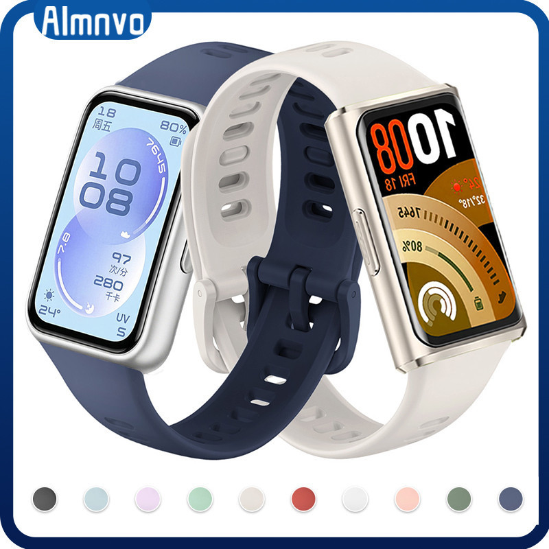 สายยางกีฬาอ่อนสำหรับ for Huawei Band 11 / Huawei Band 11 Pro ซิลิโคนปรับได้สำหรับ for Smartwatch Huawei Band 11