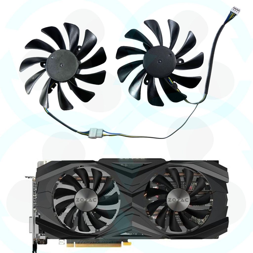 [พัดลมระบายความร้อนคอมพิวเตอร์] ZOTAC ZOTAC GTX 1080Ti/1070Ti AMP กราฟิกการ์ดพัดลมระบายความร้อน GFM1
