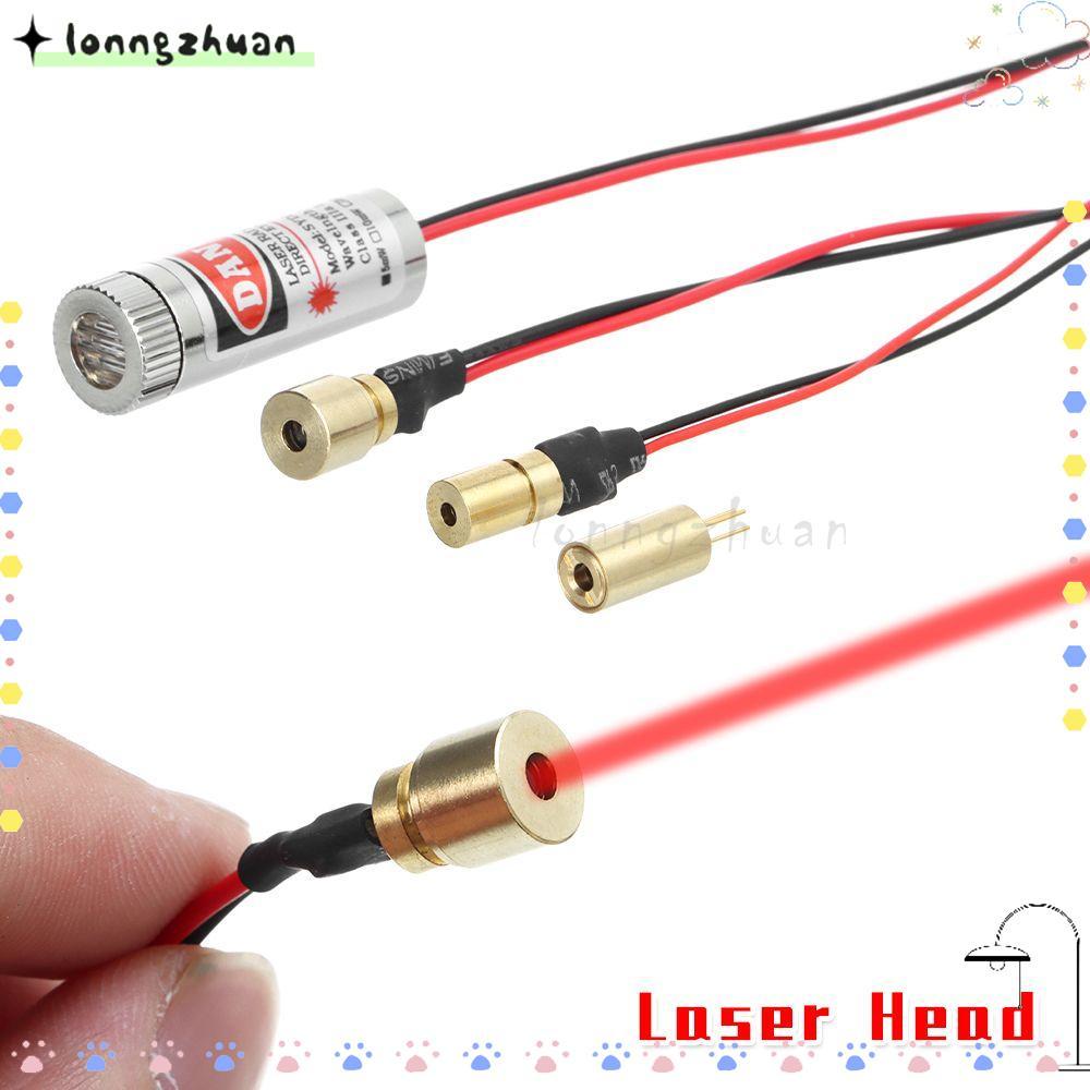 LONNGZHUAN Point/Line Laser Industrial Class 650nm 5mW Diode Head Module Head Laser