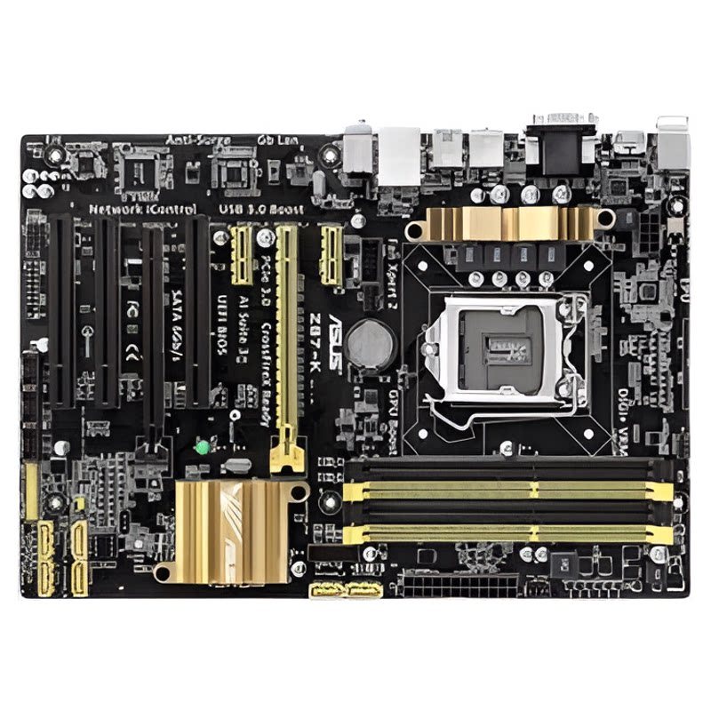 ใหม่ 1150-เข็ม Asus/Asus Z87-K เมนบอร์ด Z87 VGA DVI HDMI DDR3 Z97-K
