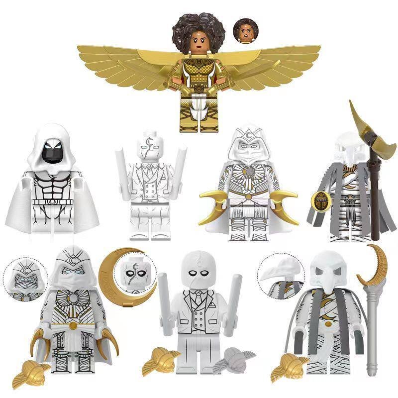 Moonlight Knight Minifigure Universe ละครอเมริกัน Merchandise รุ่น Building Block ของเล่น UG1S