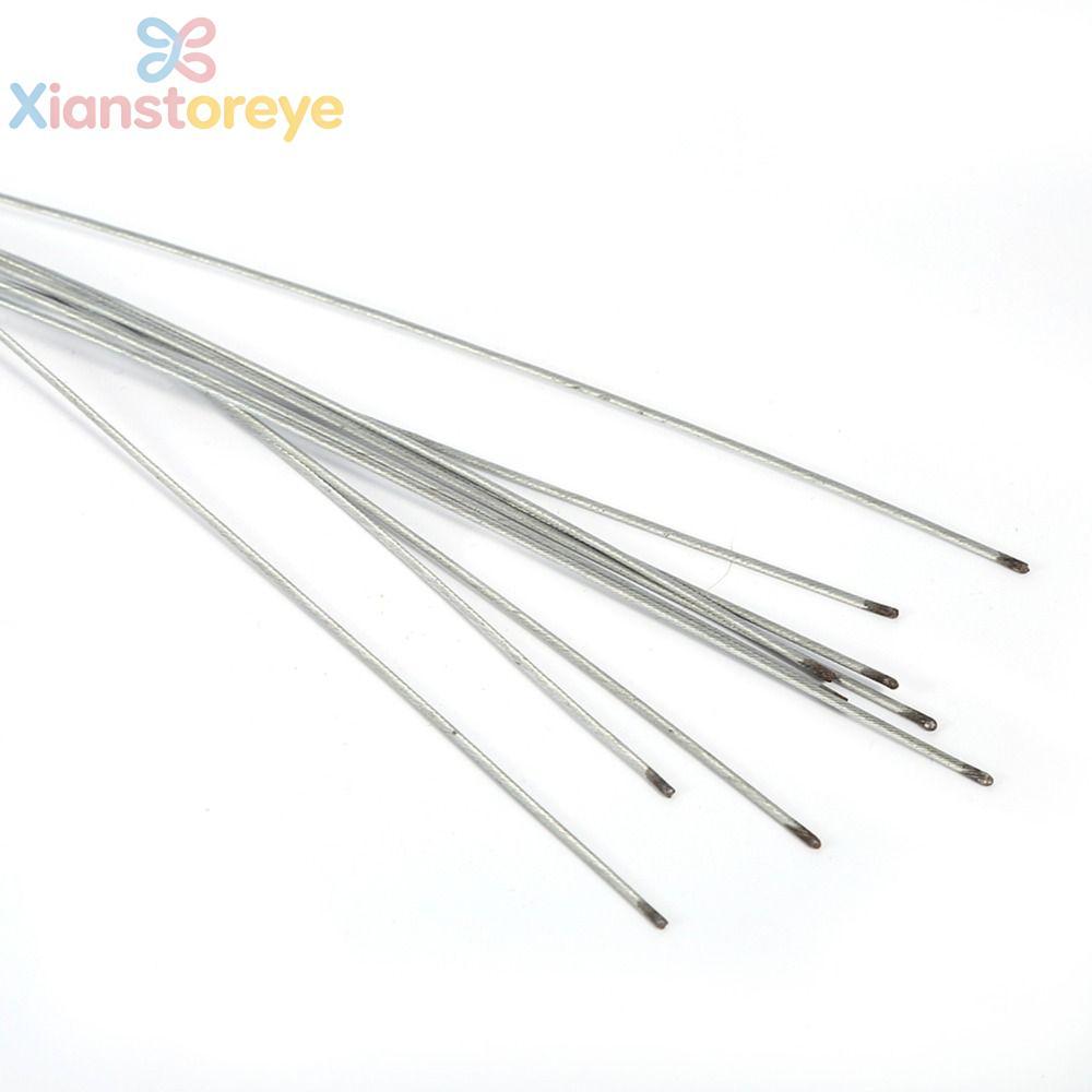 XIANSTH สาย Shifter สำหรับจักรยานเสือหมอบ 10 ชิ้น ชนิดชุบสังกะสีเงิน ภายในชุดครอบคลุม Shifter ครบครั