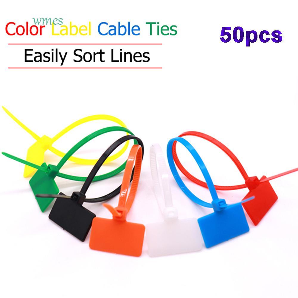 WMES1ZA ลวด Ties 4*150 มม.เครื่องหมาย Loop 50 ชิ้น Easy Mark Tag
