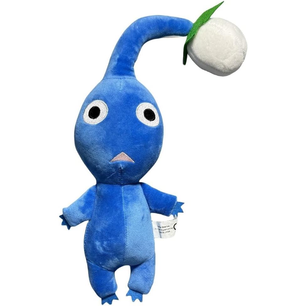 Pikmin ตุ๊กตา, 11.8 นิ้วสีฟ้า Pikmin Plushies ของเล่นสําหรับแฟนเกมของขวัญ, ตุ๊กตาสัตว์น่ารักสําหรับเ