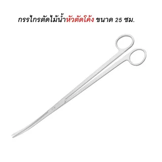 กรรไกรสเเตนเลส 25cm กรรไกรตู้ไม้น้ำ เหมาะสำหรับจัดสวนน้ำ ตู้ปลา