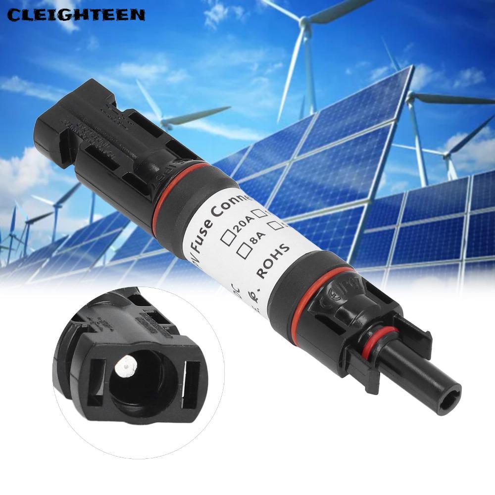 CLEIGHTEEN Connectors, PPO ทองเหลือง DC 1000V PV Holder, ระบบล็อคด้วยตนเองที่ทนทาน PV แบบอินไลน์ขั้ว