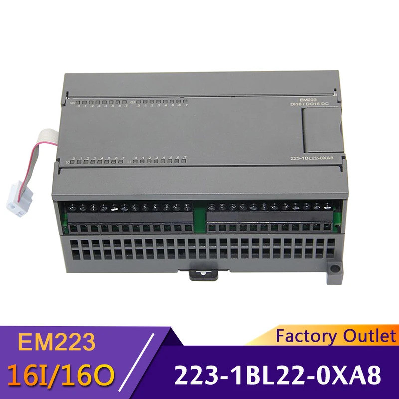 EM223 AMX 223-1BL22-0XA0 16I/16O ใช้งานร่วมกับ S7-200 PLC โมดูลดิจิตอล 6ES7 223-1BL22-0XA0 ประเภททรา