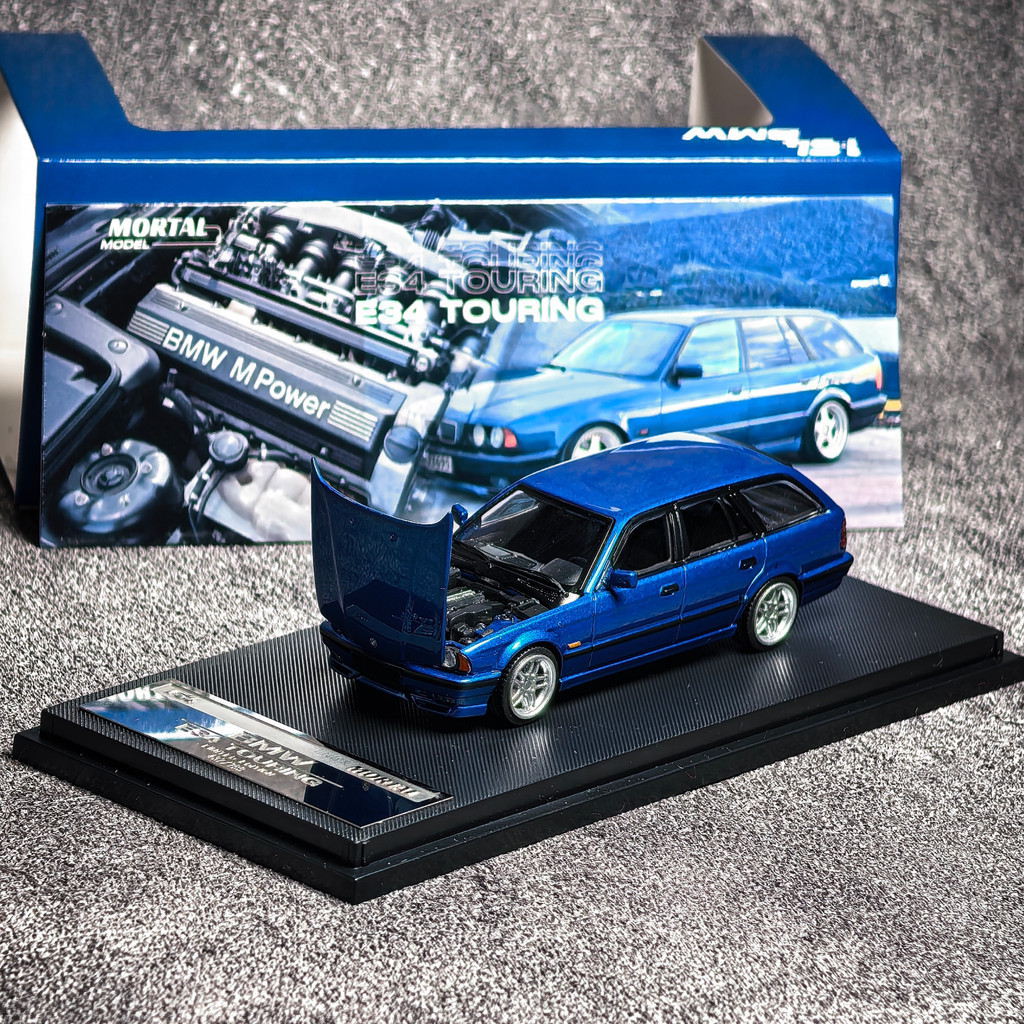 ( ✨ PRE-ORDER)[คลังสินค้าพร้อม] Mortal 1/64 BMW BMW E34 TOURING Tank Travel Edition Limited Alloy Ca