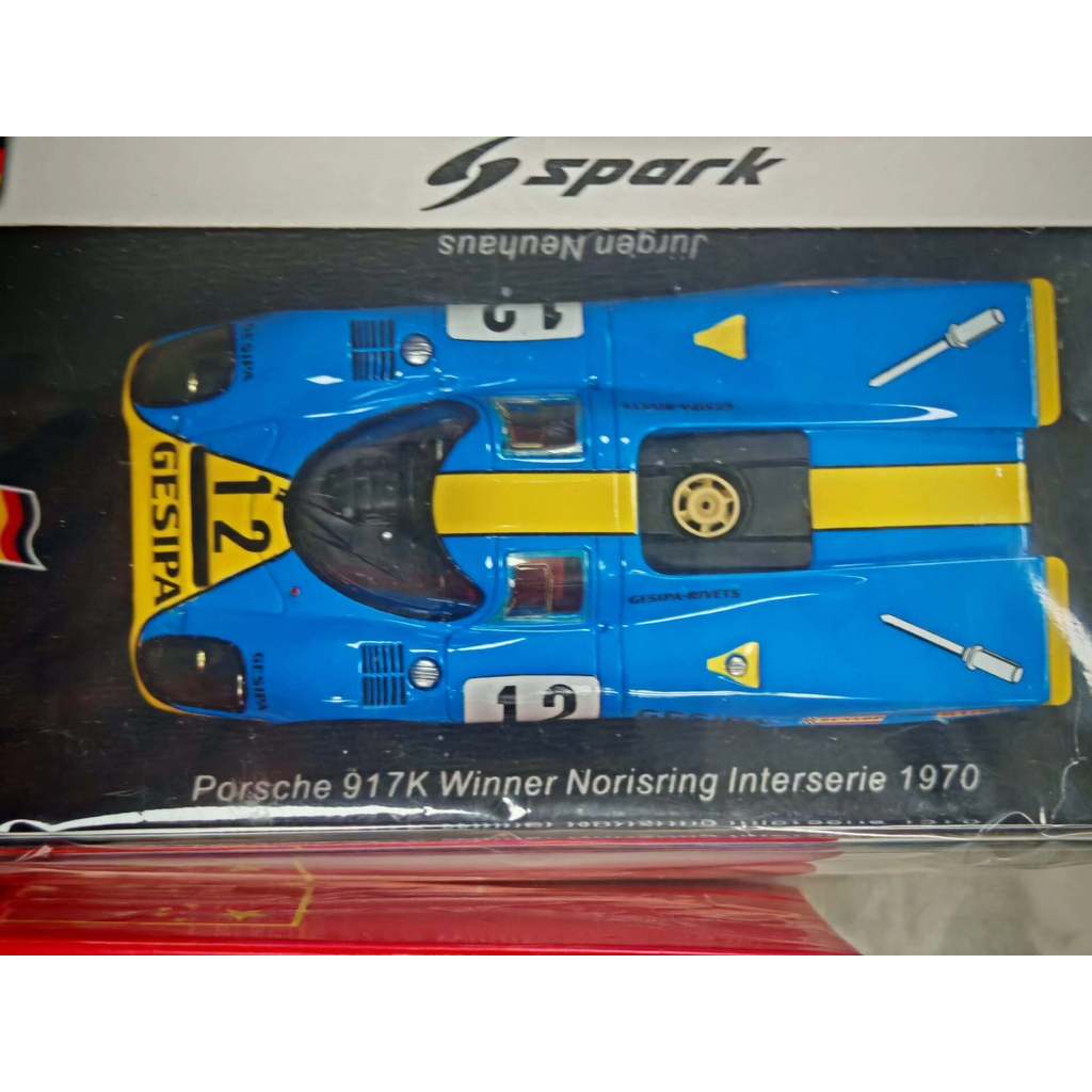 SPARK รุ่น 1/43 1970 Norris Lin PORSCHE PORSCHE 917K 12 #