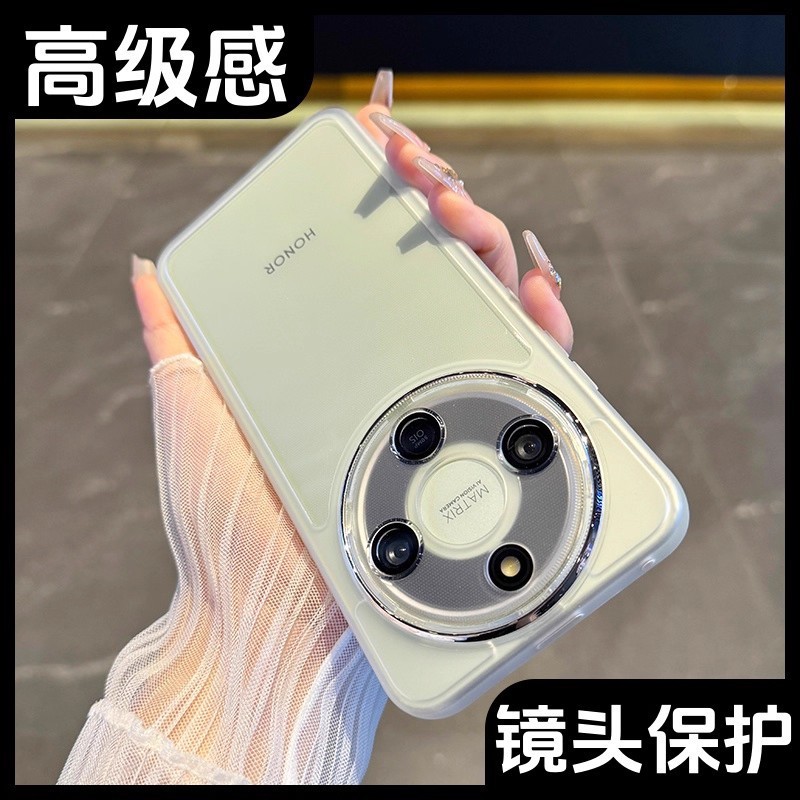 บางเฉียบโปร่งใสเหมาะสําหรับเคสโทรศัพท์ Honor x70 สไตล์ใหม่มาพร้อมกับฟิล์มเลนส์ Honor x60 รวมทุกอย่าง
