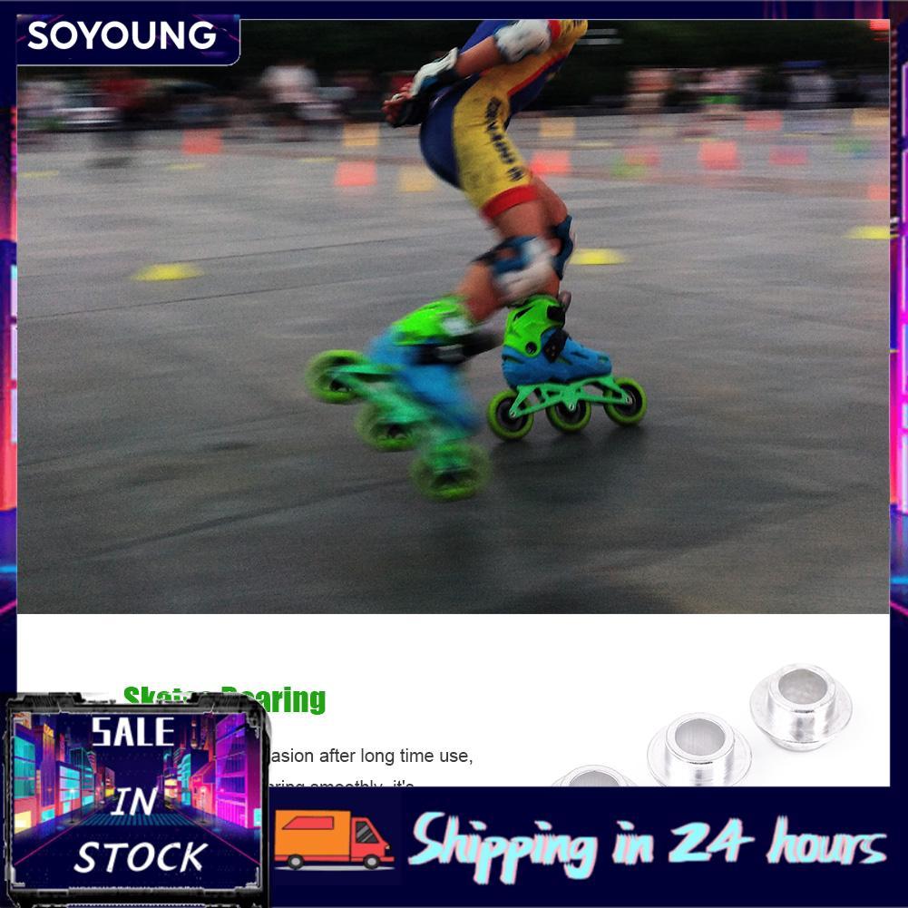 Soyoung Soyoung 15 ชิ้น Roller Skate Bearing Bushing Spacers สำหรับสเก็ตกลางแจ้งชิ้นส่วน Deformation