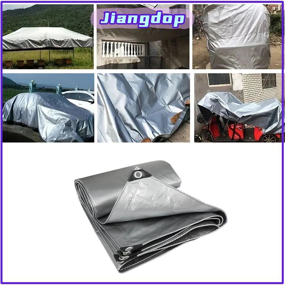JIANG ผ้าใบกันน้ํา PE, กันสาดกลางแจ้ง 2mX3m ผ้ากันฝน, ผ้าคลุมเฟอร์นิเจอร์ Sun Shade เรือรถรถบรรทุก C