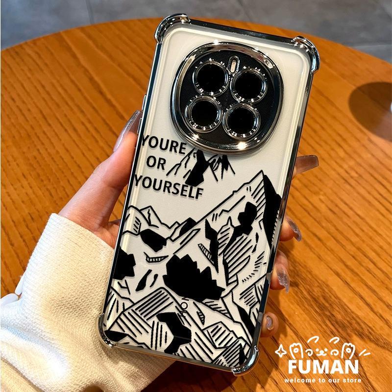 Cool Mountain Peak ชุบกรอบเคสโทรศัพท์สําหรับ Vivo Y51 Pro Y51A Y39 Y38 Y37C Y36i Y36 Y36T Y35 Plus Y