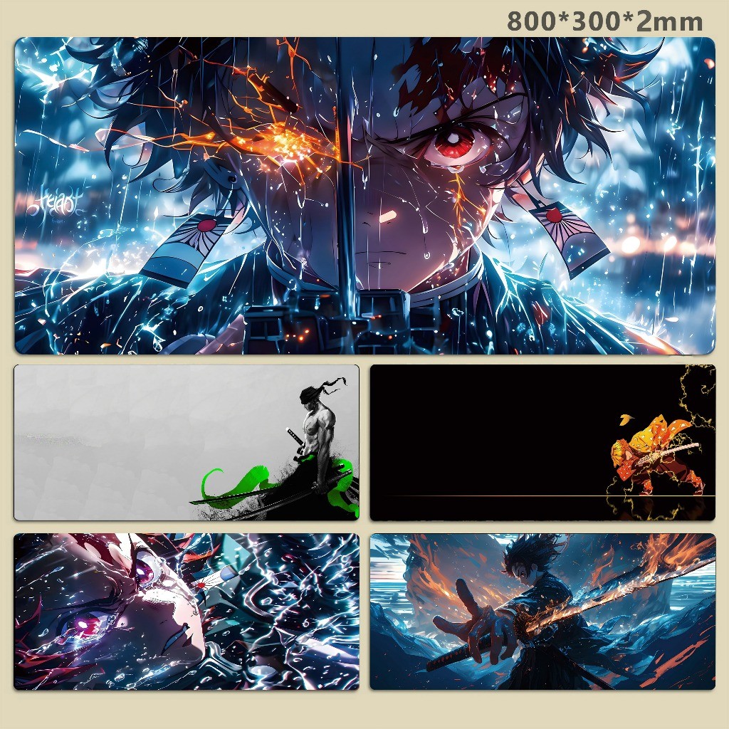 🌸พร้อมส่ง🌸แผ่นรองเม้าส์ 80x30x2 ซม. แผ่นรองเม้าส์ลายการ์ตูน Mouse Pad แผ่นรองเมาส์ ที่รองเมาส์