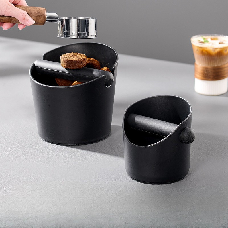 0.5L/1.2L Knock กล่องลิ้นชัก – Quick Release Round Bin สําหรับเครื่องชงกาแฟเอสเปรสโซ,เหมาะกับ53 มม./